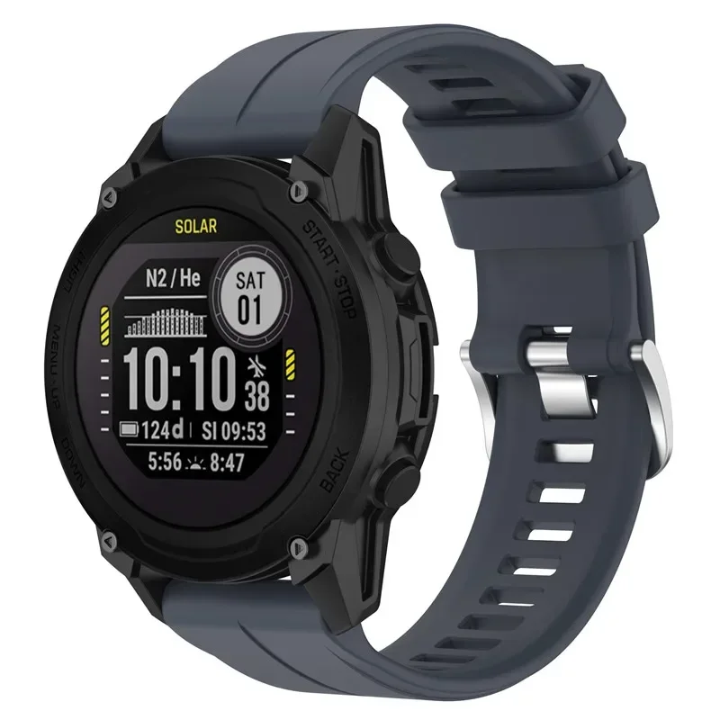 Silicone Sport Wristband Bracelet - 22mm Watch Strap