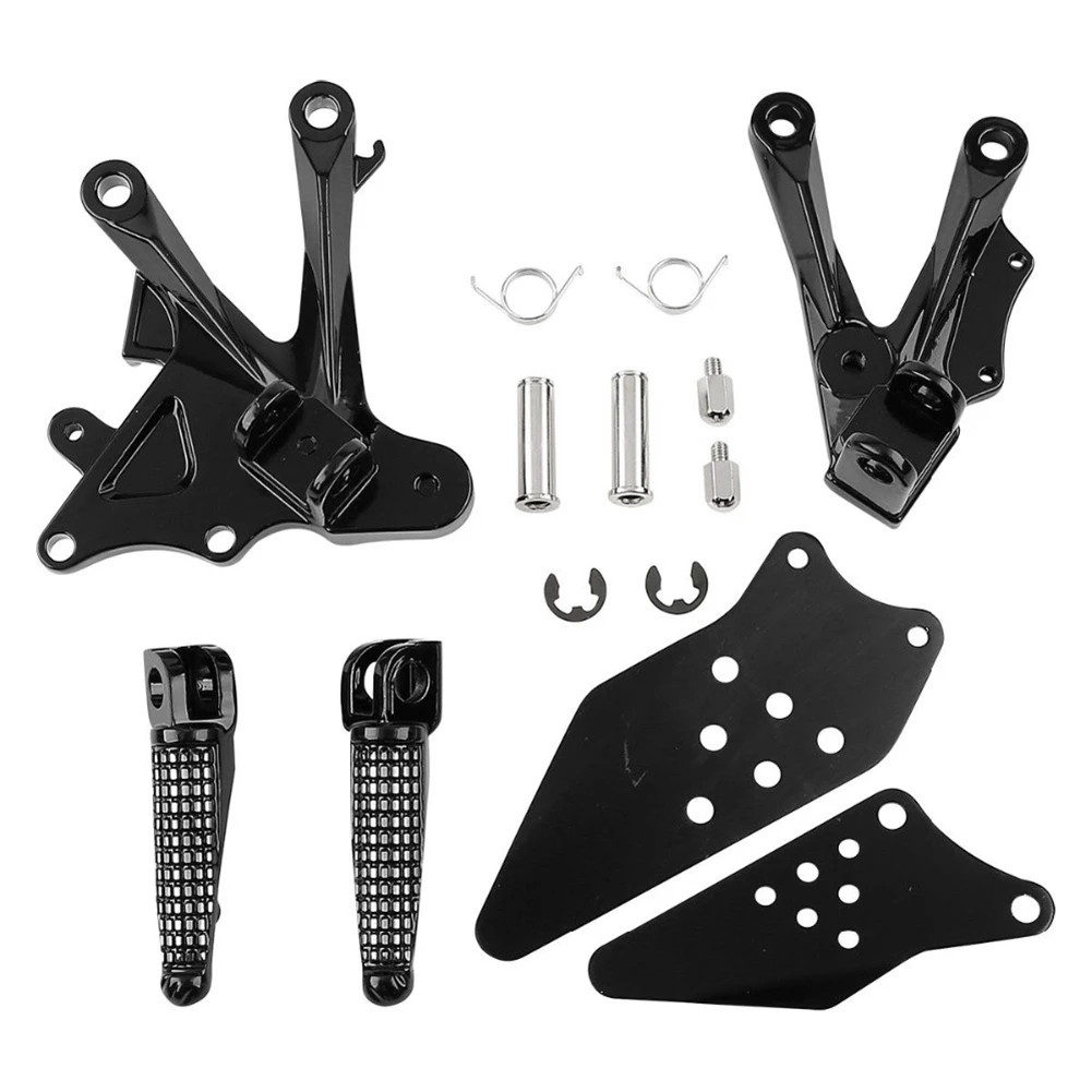 

Комплект опор для ног мотоцикла, Передние Подножки для KAWASAKI ZX6R 2005-2008 ZX636 2005-2006