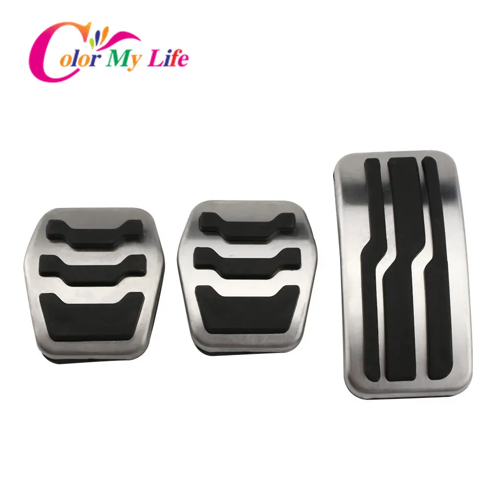 Car Accessories Car Pedals Pedal Cover Stainless Steel Pedal Cover For Ford Focus 2 3 4 MK2 MK3 MK4 RS ST 2005-Kuga Escape 2009 -