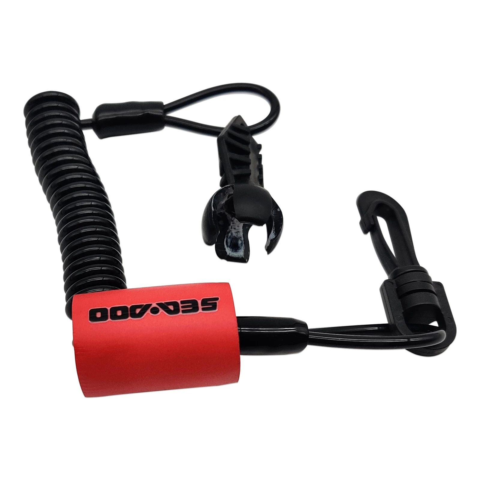 Spark Clip On Safety Lanyard Tether Floating Key Motorboat Engine Stop Lanyard For Seadoo 278002843 278003410