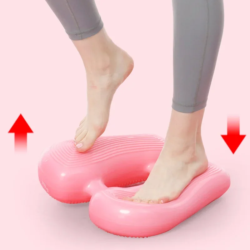 Home Fitness New Yoga Balance Inflatable Foot Pad Aerobic Stepping Training Health Leg Relaxation Massage Pad