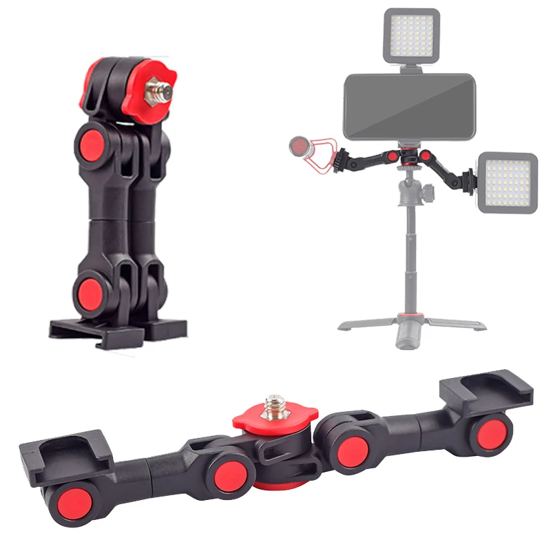 Camera Mount Camera Tripod Mount Tripod Screw Mount Adapter Camera Extension Rod Rotatable Cold Shoe Mount Adapter