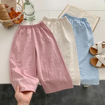 Girls Casual Solid Pants 1