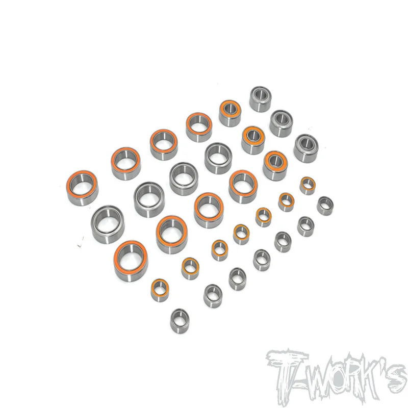 Originale T Works Bbs-Mtx7 Set Di Cuscinetti A Sfera Di Precisione (Per Mugen Mtx-7 ) 32 Pezzi. Rc Parte