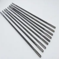 HSS H7 extended straight shank machine reamer 3-20mm, 100, 200, 300, 400mm total length, suitable for mechanical chuck reamers 2