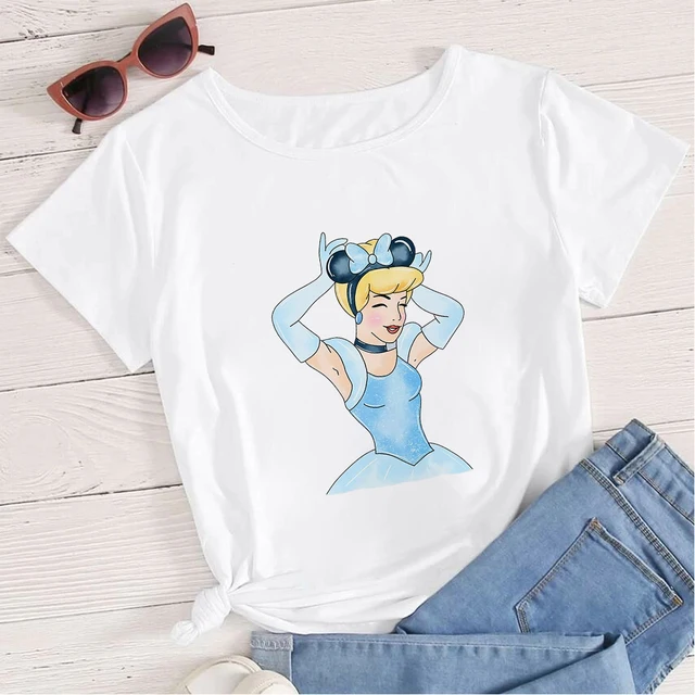 Mujer Creative Cartoon Happy New Harajuku Disney Mulan - Dropshipping Summer Shirt T T-shirt Ropa for AliExpress Cute Forever Aesthetic Girl