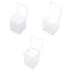 1Pcs Small Clear Plastic Beads Storage Box Small Items Crafts Hardware Storage Container Case 1