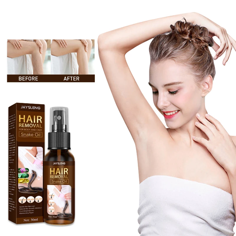 Professional Hair Removal Spray Snake Oil Hair Growth Inhibitor Body Private Parts Hair Remover