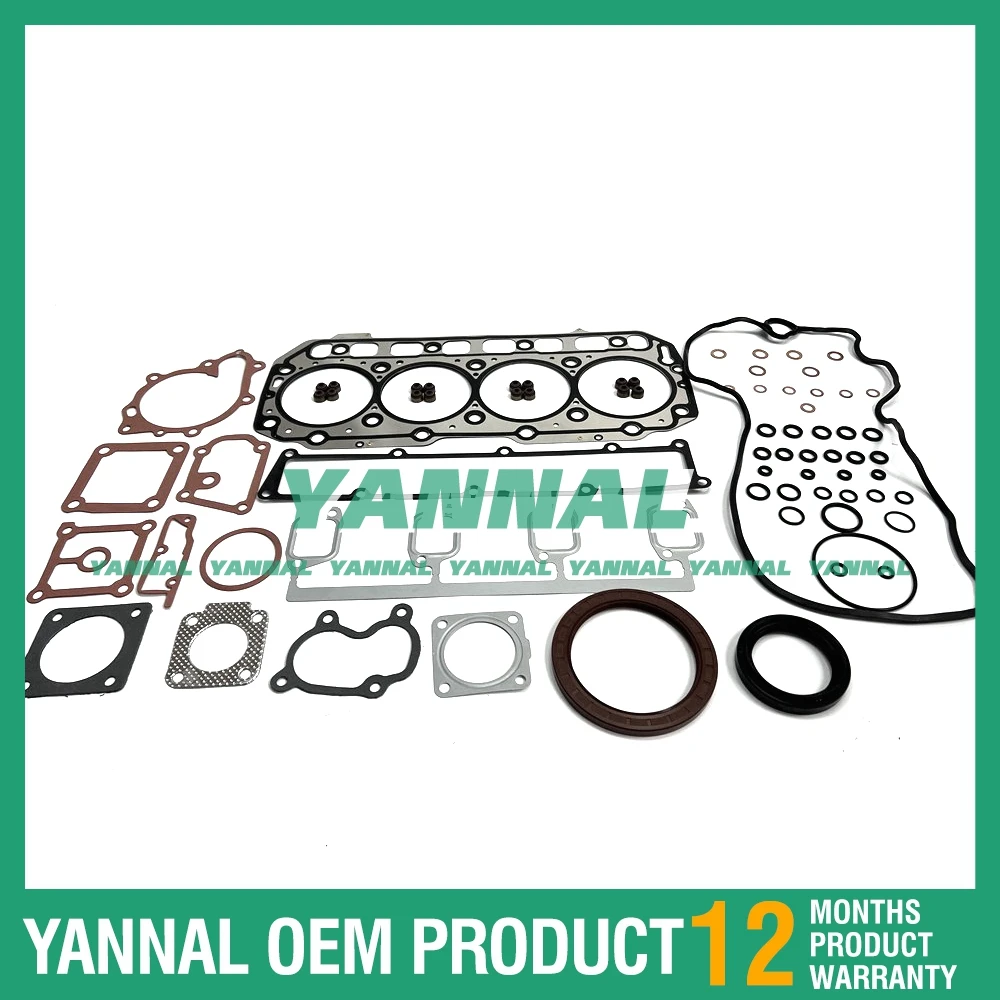New Good Quality 4D106 S4D106 4D106E Overhaul Gasket Kit Upper Lower Set For Komatsu Engine Parts