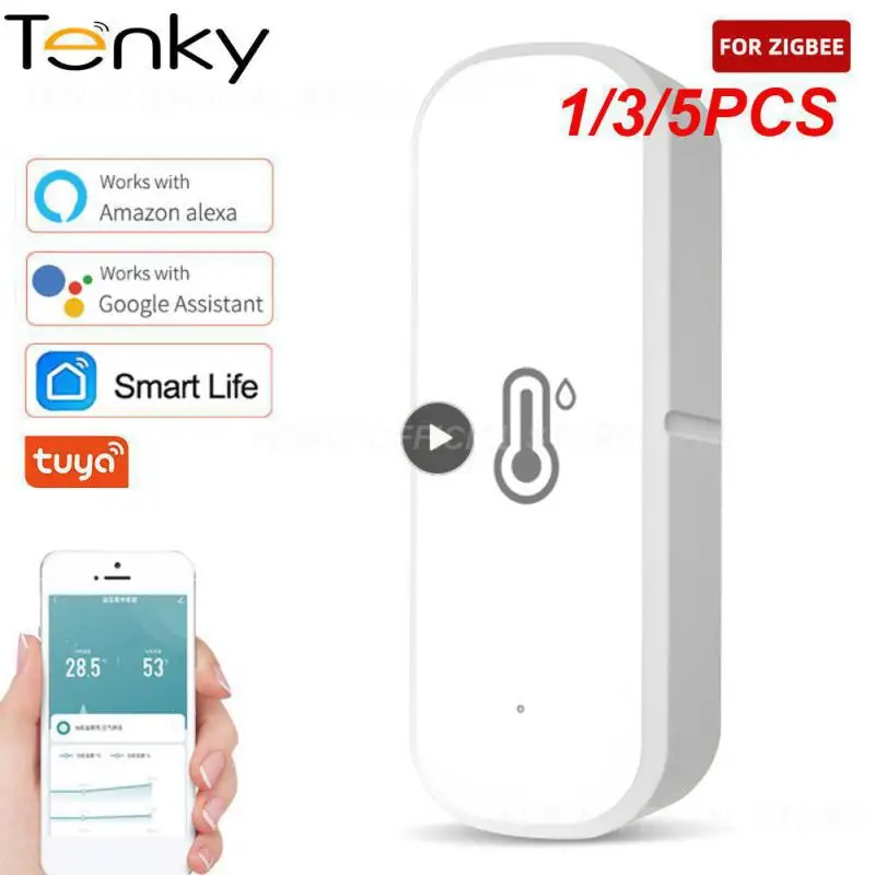 

1/3/5PCS Tuya Wifi Indoor Hygrometer Remote Monitor Temperature Humidity Sensor Smart Home Temperature And Humidity Sensor