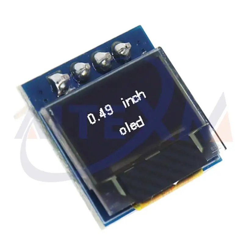 MODULO OLED DA 0,49 Pollici Risoluzione 64x32 Comunicazione I2C Display - Foto 12