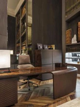  High quality desk computer magnesium Bentley boss desk president new paint big desk white desk  modern desk  home office desk 