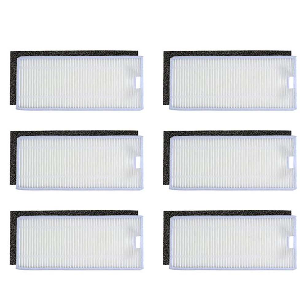 

6PCS HEPA Filter Replacement Accessories Kit For Eufy RoboVac 11S/30/ 30C/ 16C Vacuum Cleaner
