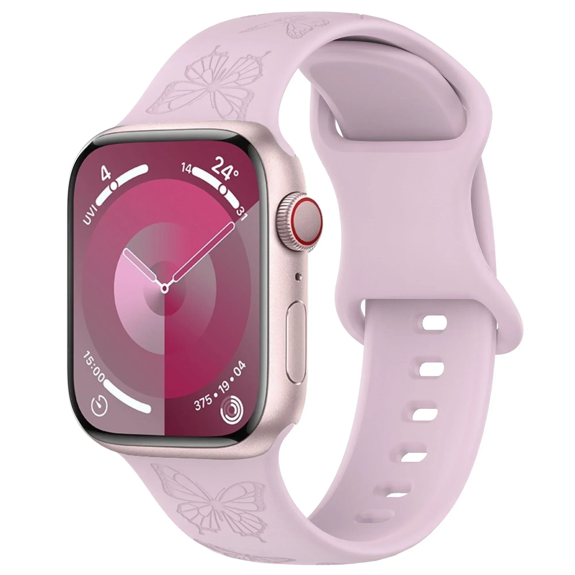 Engraved Pattern Silicone Strap