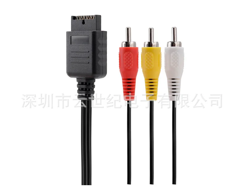 PS1 PS One 콘솔용 고품질 1.8m RCA AV 컴포지트 오디오 비디오 케이블