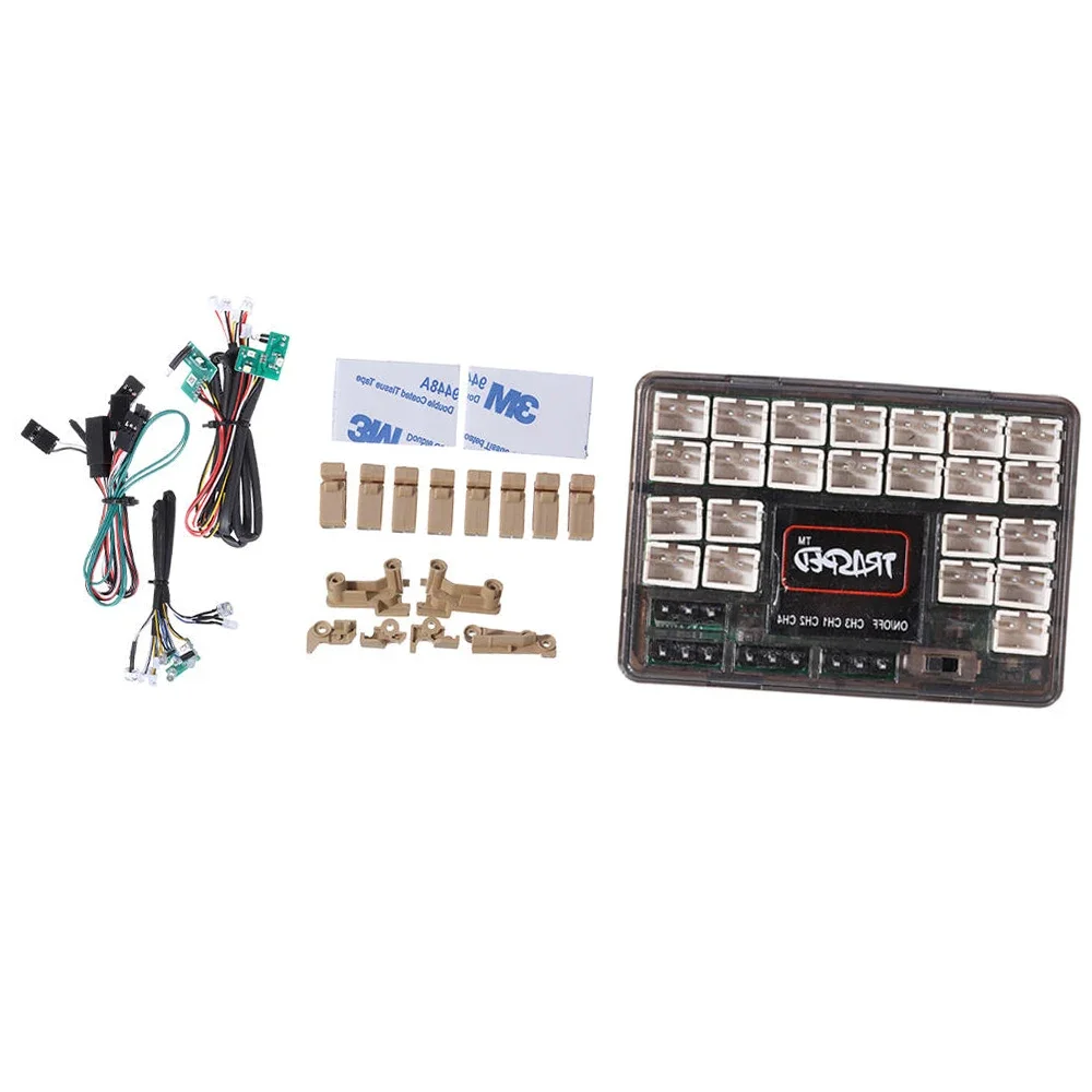 

HG P408 1/10 Controllable IC Mainboard With LED Light Set RC Car Spare Parts HG-RX1018