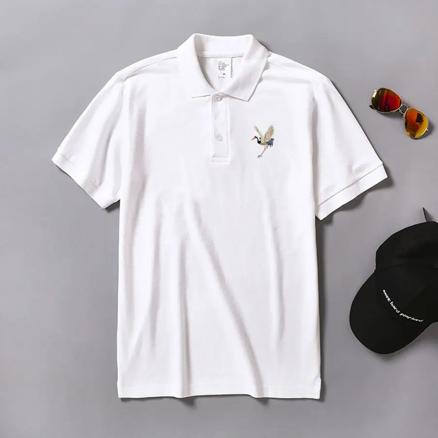 thumbnail image 1 of Camiseta de manga corta de verano, polo para hombre, camiseta con solapa, ropa holgada, versión coreana de la tendencia, marca Tide de moda que combina con todo, talla L, 1 of 5