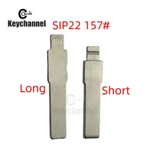 Keychannel 157 pcs SIP22 키 블랭크 범용 자동차 키 블레이드 # KD 키 블랭크 예비 원격 키, KD KEYDIY Xhorse VVDI for Fiat