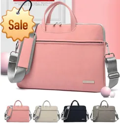 Bolsa Para Laptop de Couro Saco de Escritório Senhoras Saco Do Mensageiro das mulheres PU Bolsa Bolsa Laptop Saco Caso Laptop Macbook Air 14 15.6 Polegada