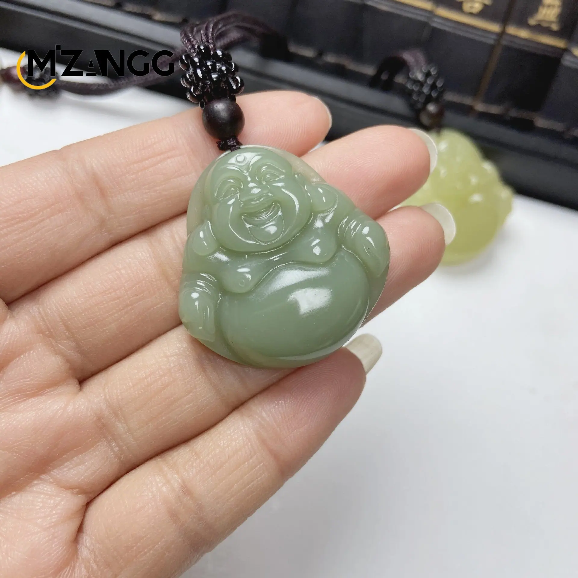 Jade Buddha Necklace | Wish
