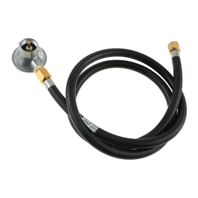 1Set 1Lb Propánszabályozó 5 Láb Gumi Tömlő Szerelvény 3/8 "Forgó Női Hím Fáklya Illesztőszelep Csatlakozás Egyszerű