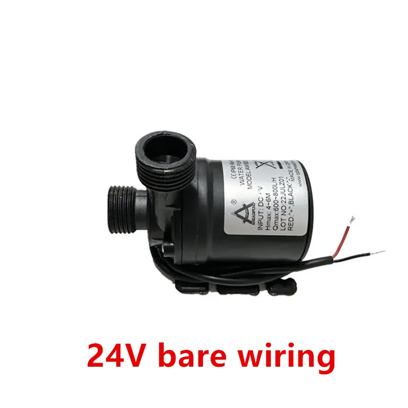 thumbnail image 1 of Minibomba de agua ultra silenciosa, motor sin escobillas de 12 V/24 V CC, sumergible, adaptador para acuario, fuente de estanque para pecera y jardín, 1 of 5