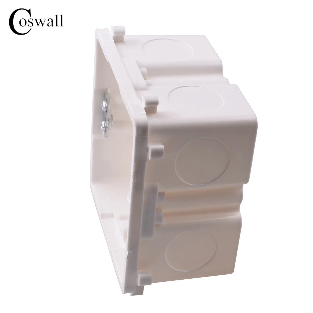 Switch box Wall socket box Electric distribution box Coswall Adjustable Vertically / Horizontally Installation Internal Mounting Box
