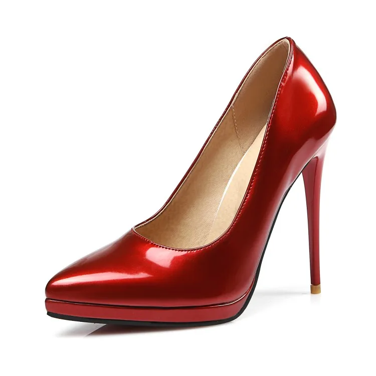 Oversize Large Size Big Size Pointed And Shallow Single Shoes Ladies