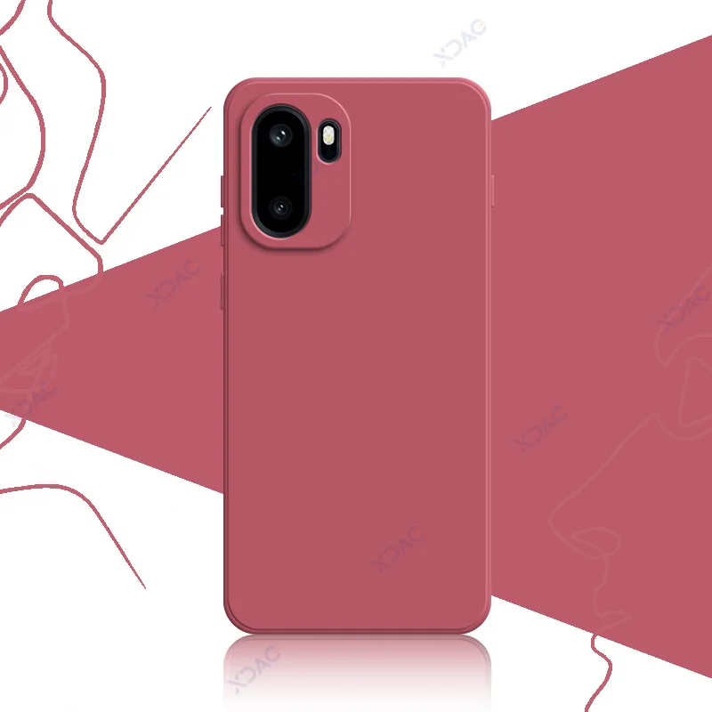 Luxury Shockproof Square Liquid Silicone Back Cover Case