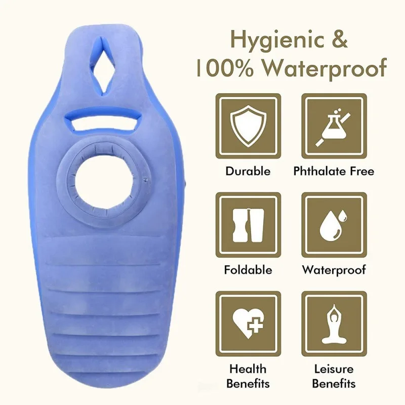 Inflatable Pregnancy Pillow O-type Sleeping Mat For Pregnant Inflatable Mattress Nursing Pillow For Pregnant With Air Pump