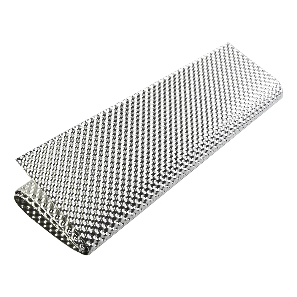 

Easily Flexes 100% New Entering The Cabin Heat Shield Heat Shield 300mm X 500mm Aluminum Embossed Turbo Manifold