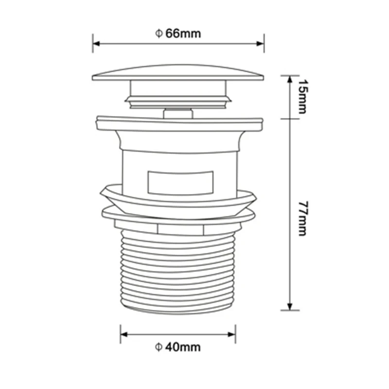 Bagnolux Bathroom Sink Drain Stopper Pop up Drain Without Overflow Or With Overflow for Vessel Sink Lavatory Vanity drain stopper basin drain stopper bathroom sink plug silicone drain stopper washbasin drain plug bathroom sink stopper
