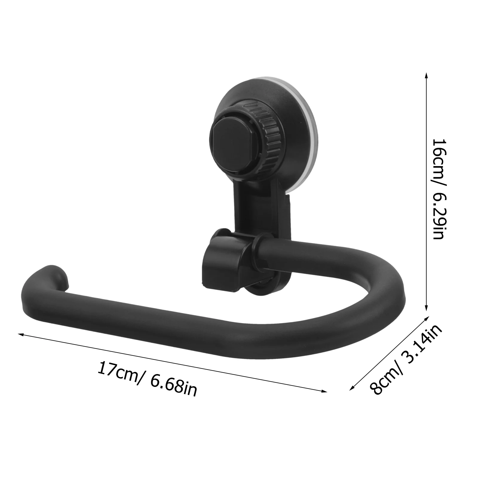 Suction Paper Towel Holder Bathroom Rack