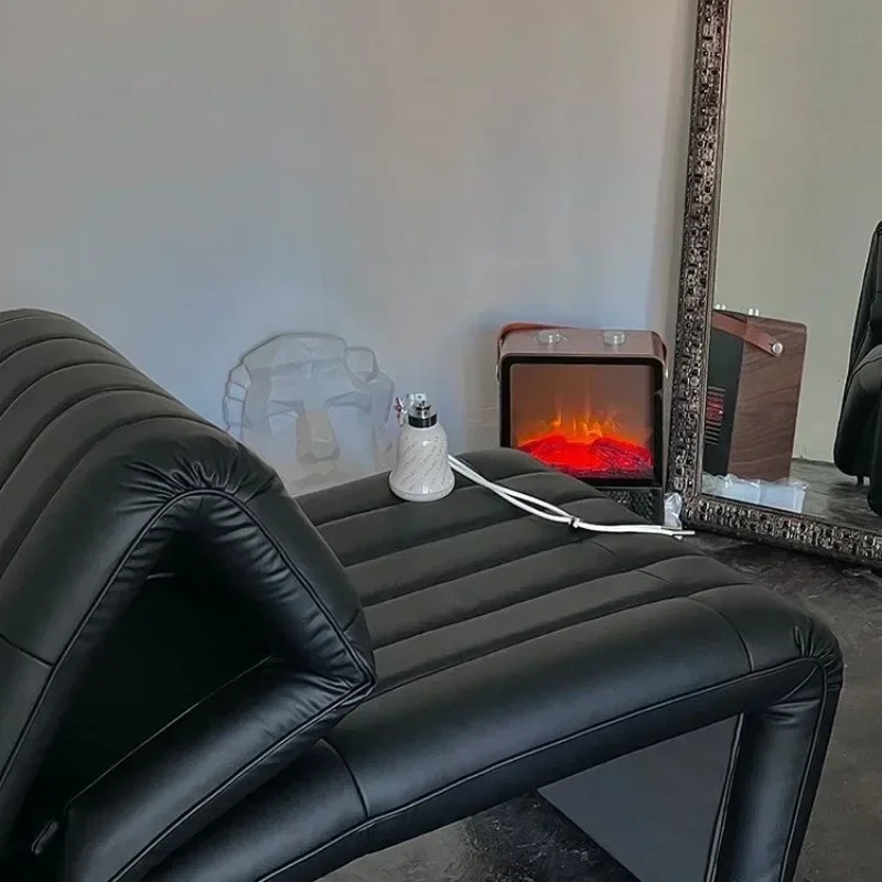 Italian Barcelona Recliner with Adjustable Backrest, Foldable and Curved Design, Special-shaped Creative Sofa, Lazy Sofa Chair