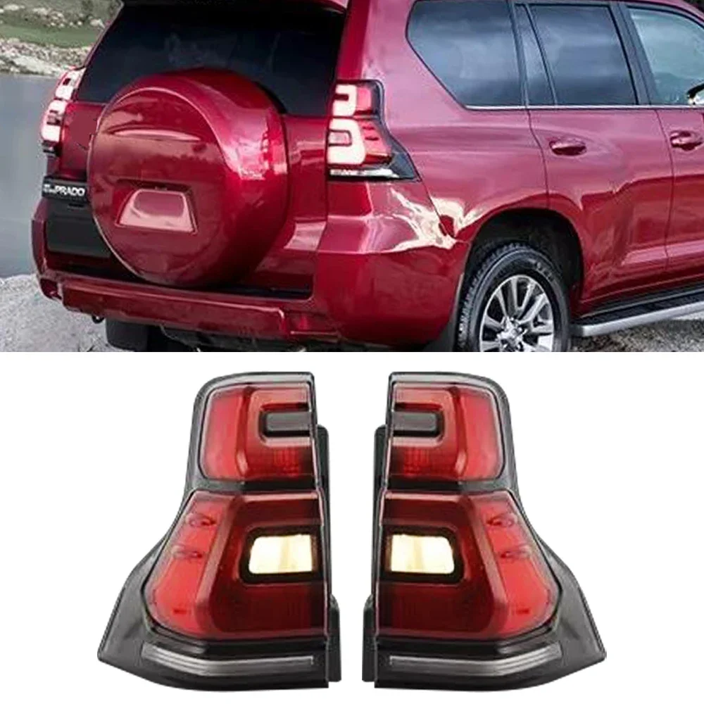 

For Toyota Land Cruiser Prado 150 LC150 FJ150 GRJ150 2010 2011 2012 2013 2014 2015 2016 2017 LED Tail Light Rear Lamp