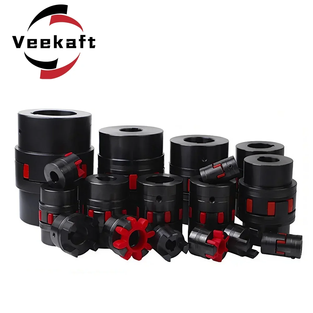 XL1 D40L66 1PC 8/10/12/14/16/18/20/24mm GR19 CNC Motor ballscrew Jaw spider plum steel Shaft Coupler Flexible Couplin shaft coupler flexible coupling shaft connector
