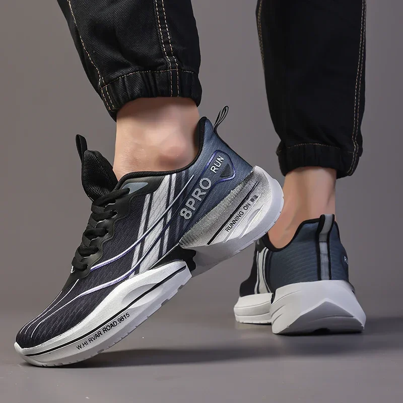 Cushioning Running Shoes for Men Breathable Lightweight Comfortable Nonskid Speciality Sneakers Outdoor Athletic Male Sneakers