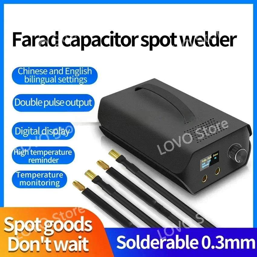 Portable Spot Welding Machine 120 Gear Adjustable 3000F Farah Capacitor For 18650 Lithium Battery DIY 2