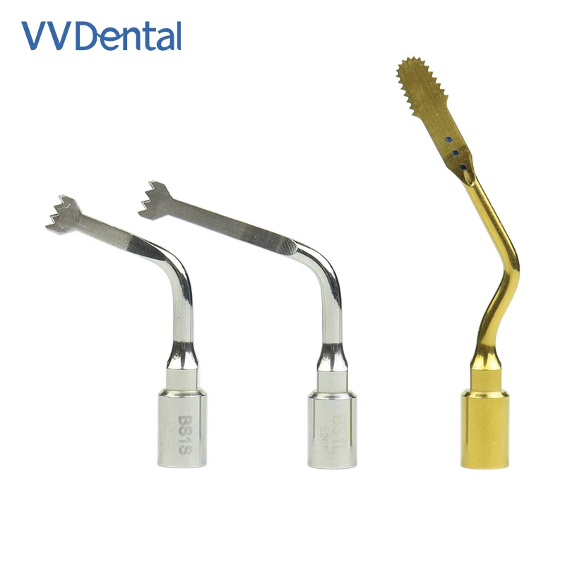 

VVDental Piezo Surgery Tips for SATELEC/WOODPECKER 4th Generation Handpiece Bone Cutting Knife Dental Surgery Tools BS1S BS1L