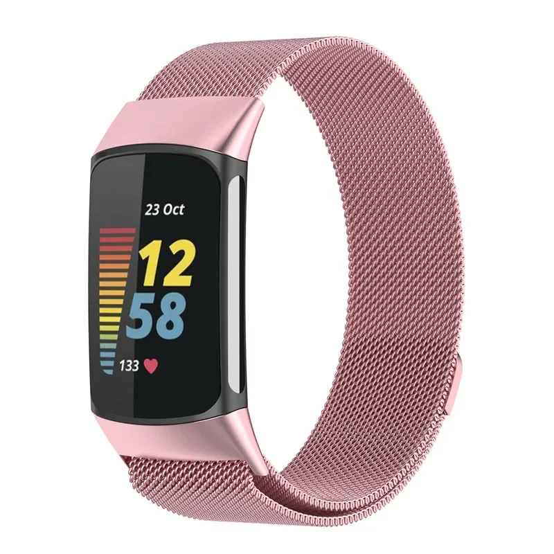 Stainless Steel Magnetic Loop Mesh Bracelet Wrist Strap
