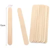 10pcs/set Woman Wooden Body Hair Removal Sticks Wax Waxing Disposable Sticks Beauty Toiletry Kits Wood Tongue Depressor Spatula 4