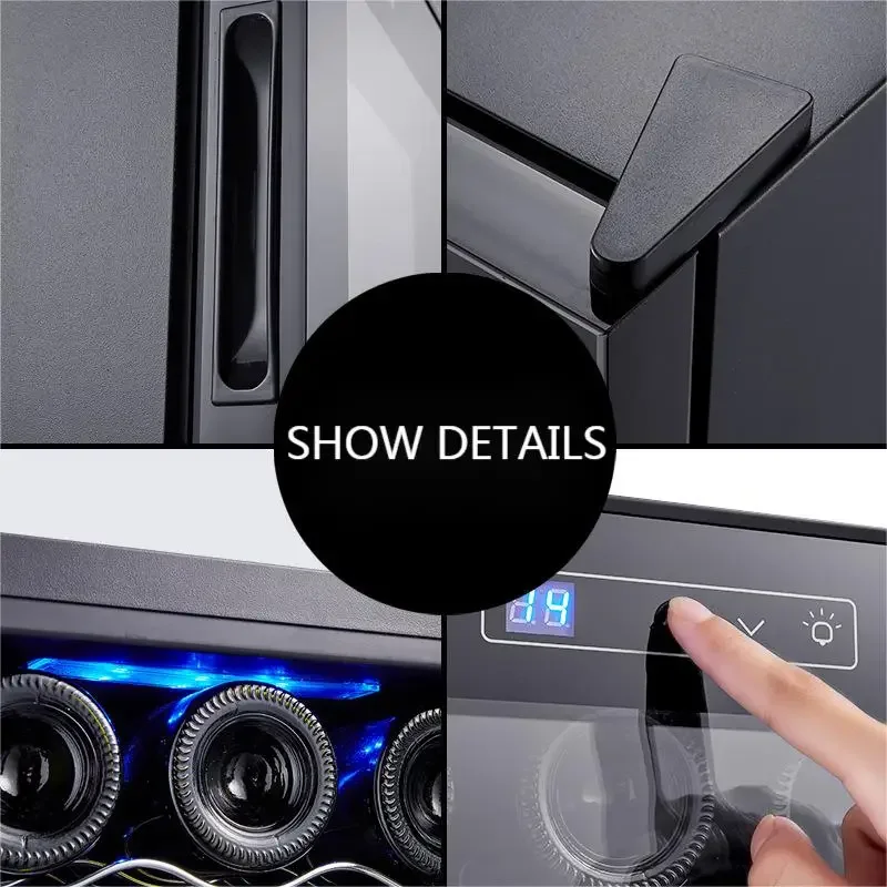 Silent Small Wine Refrigerator 12 Bottle Wine Cellar Cooler Fridge the Rmoelectric Cooling Cabinet