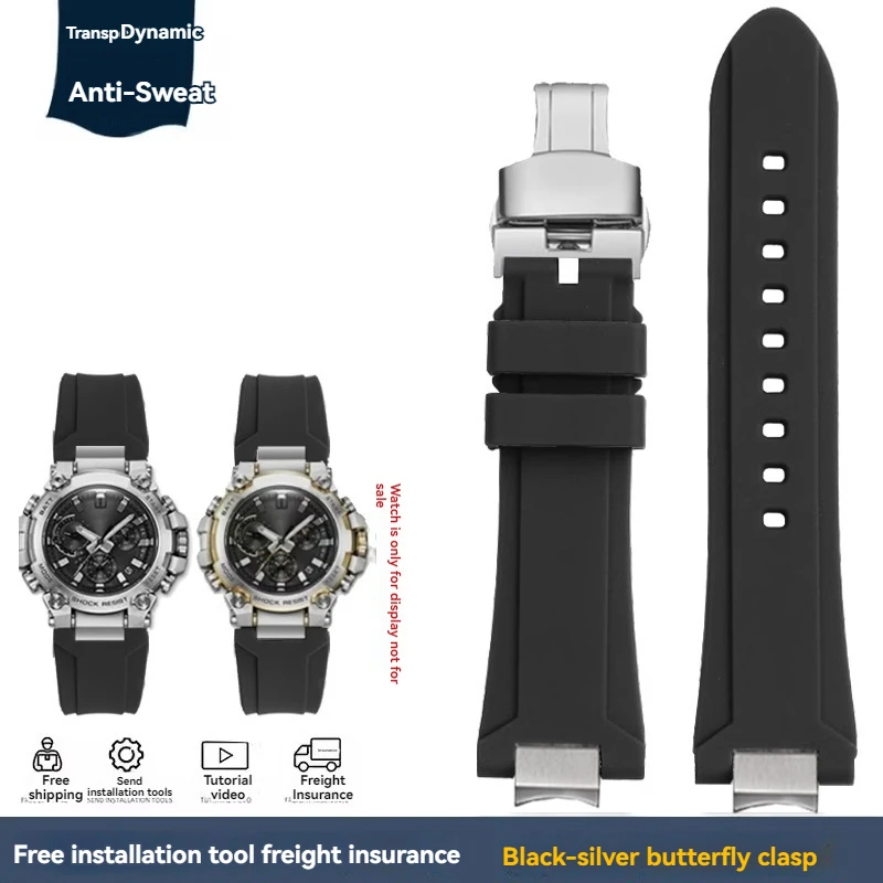 thumbnail image 1 of Correa de caucho MTG-B3000 para Casio G-SHOCK Series MTG B3000 Correa de reloj de silicona impermeable de liberación rápida modificada Accesorios, 1 of 5