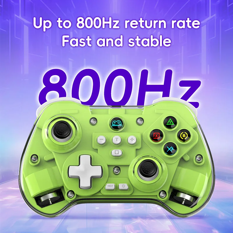 Z01X Bluetooth Gaming Controller with Hall Effect,Wireless Joystick Control for Nintendo Switch,PC Windows,iOS Mac,Android,Phone