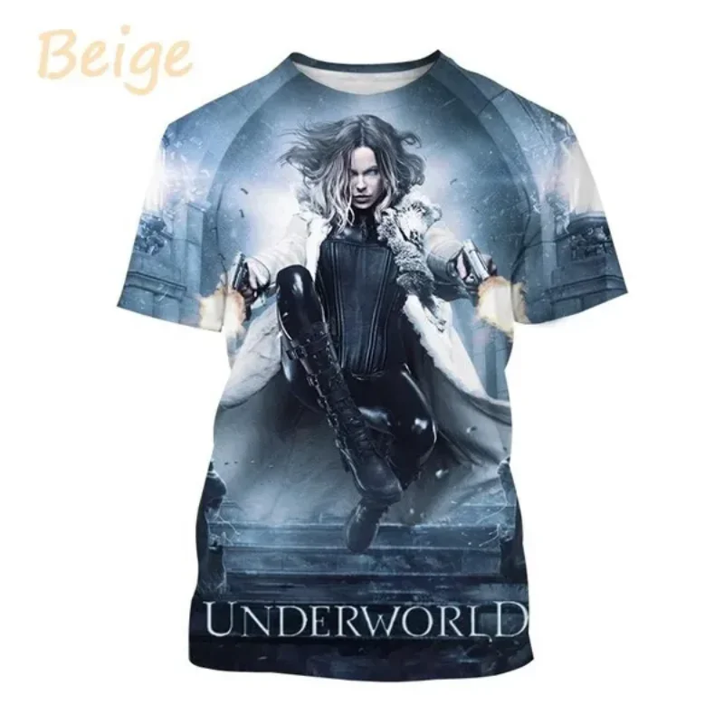 Fashion Personalized Men Clothing Sci-fi Movie Underworld 3D Print