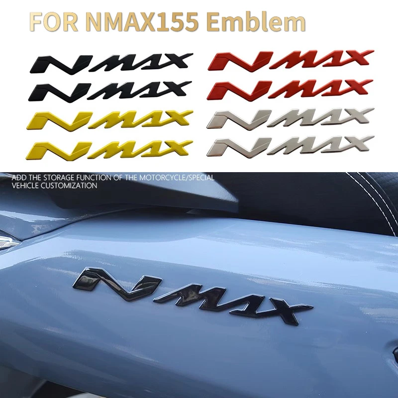 Modified Motorcycle Logo Waterproof TMAX Motorcycle 3D Logo Decal Tank Body Sticker Emblem For Yamaha NMAX155 125 Accessories