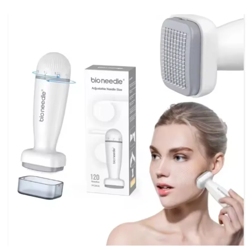 New Bioneedles 2pcs 120 Adjustable Microneedling Derma Roller Stamp ...