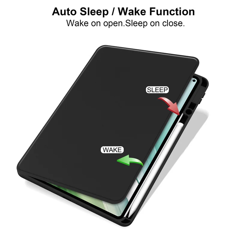 Premium Acrylic 360° Rotating Protective Tablet Case Cover