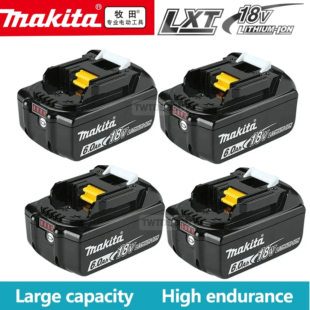 

100% Genuine Makita 6Ah/5Ah/3Ah for Makita 18V Battery BL1840 BL1830B BL1850B BL1850 BL1860 BL1815 Replacement Lithium Battery