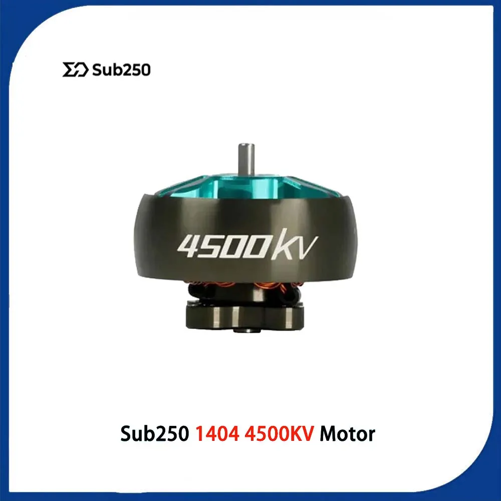 Moteur Sub250 1404 4500KV avec son câble et connecteur, prêt à l'installation